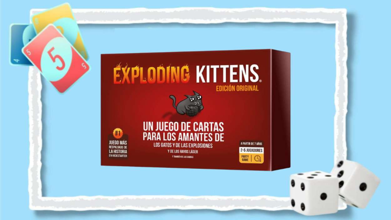 El juego de mesa Exploding Kittens