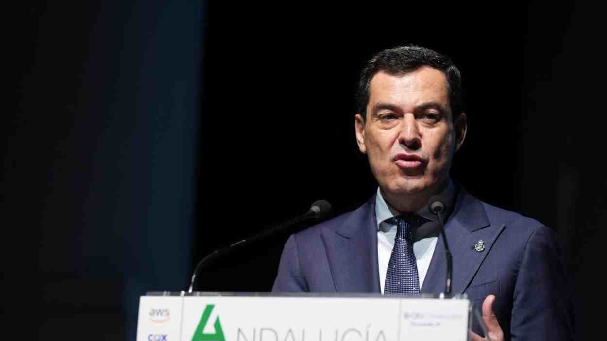 Juan Manuel Moreno Bonilla, presidente de la Junta de Andalucía. EP