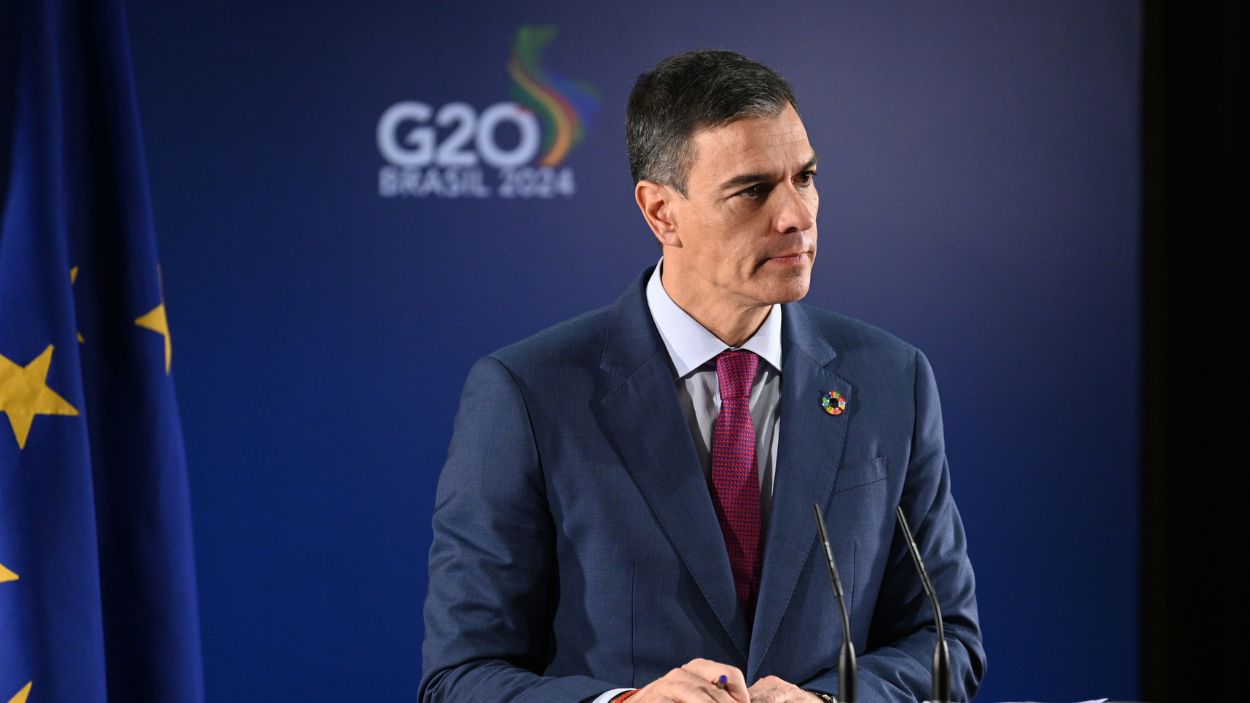 El presidente del Gobierno, Pedro Sánchez, en la última cumbre del G20. EP.