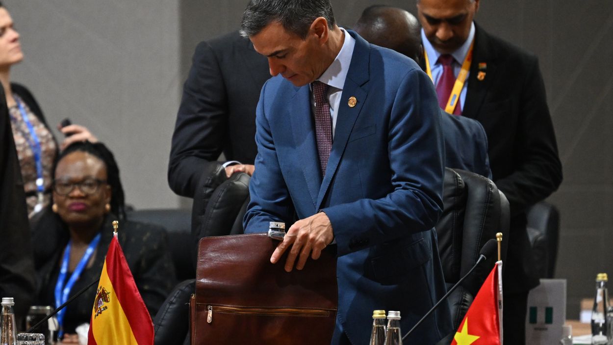 El presidente del Gobierno, Pedro Sánchez, asiste a la cumbre del G20 en Sudáfrica. EP. 