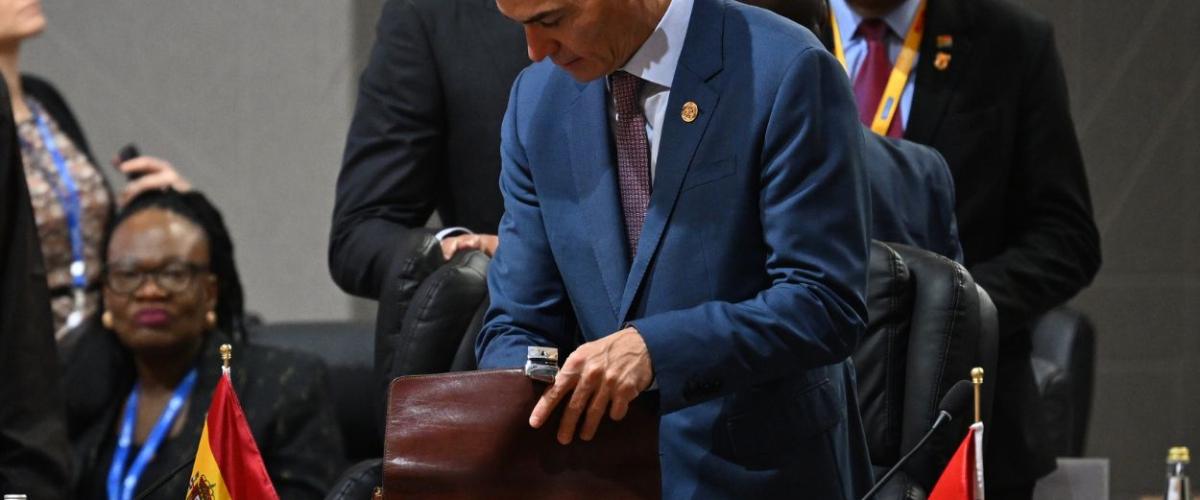 Sánchez alerta en el G20 de la «concentración extrema de riqueza» como factor polarizador Sánchez alerta en el G20 de la «concentración extrema de riqueza» como factor polarizador