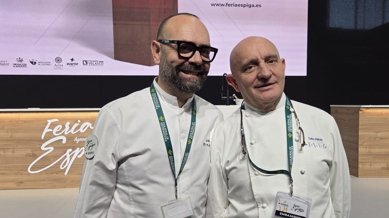 Los chefs José Pizarro y Toño Pérez, embajadores de la Feria Espiga