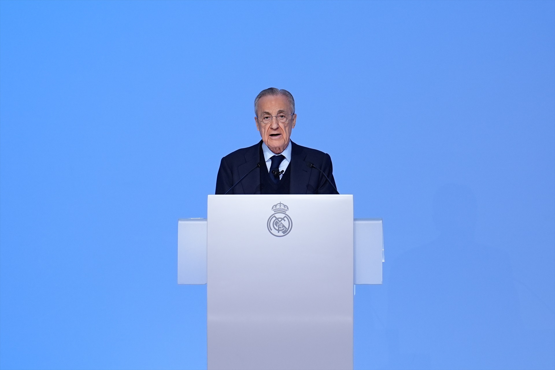 Florentino Pérez en la asamblea de socios del Real Madrid| EP