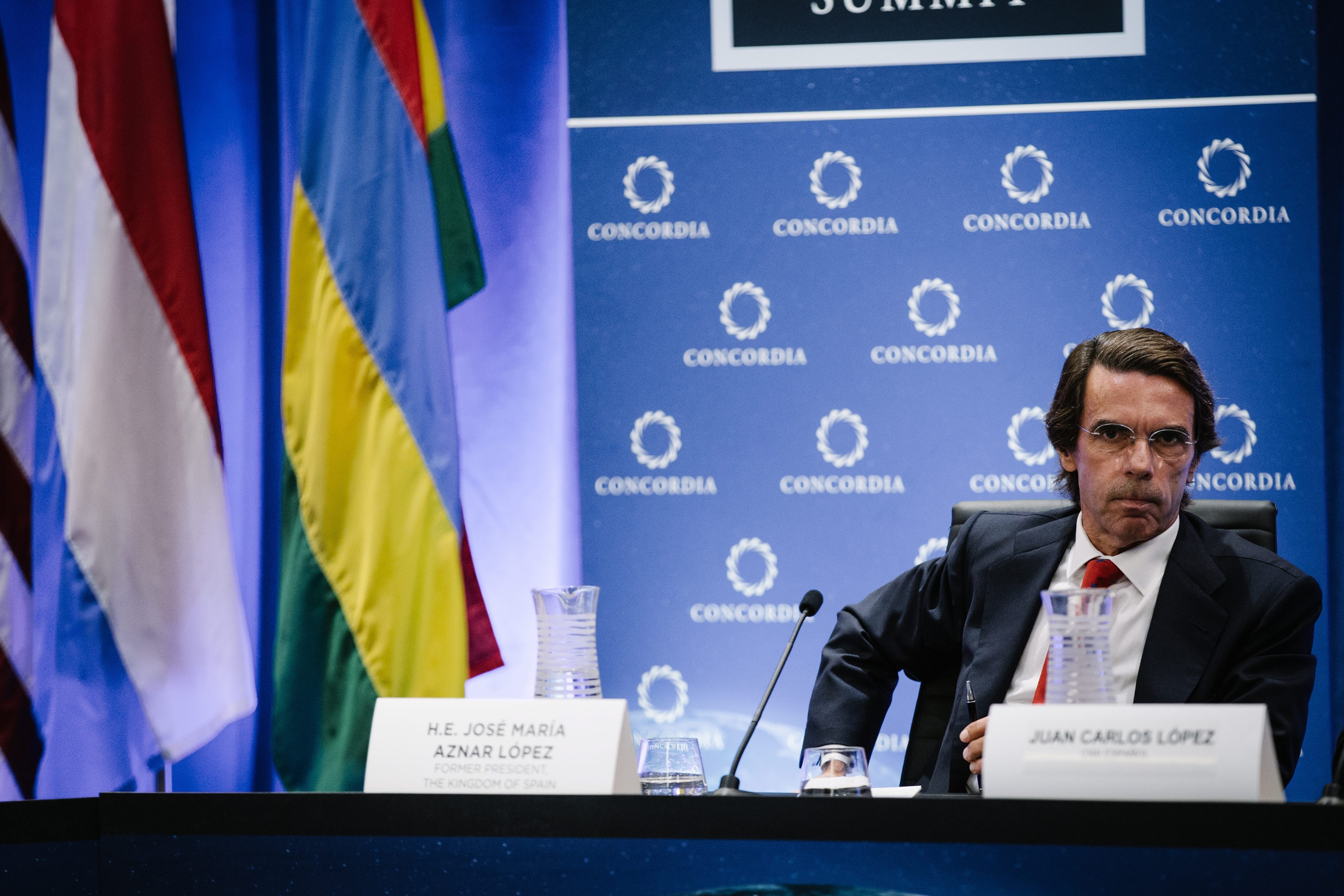El expresidente del Gobierno español José María Aznar. 