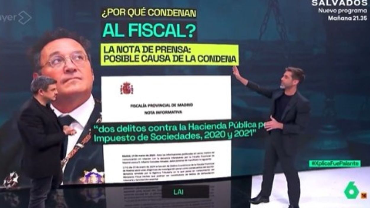 Alfonso Pérez Medina y José Yélamo en 'laSexta Xplica'. Atresmedia