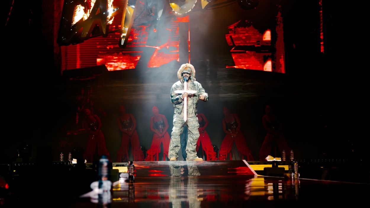 Anuel AA en el Movistar Arena en Madrid. @MovistarArenaEs