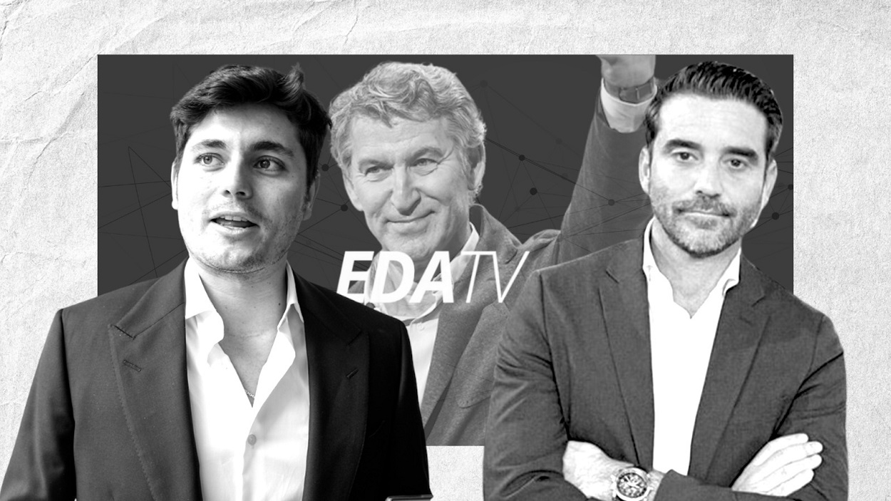 Vito Quiles, Alberto Núñez Feijóo y Javier Negre. Elaboración propia.