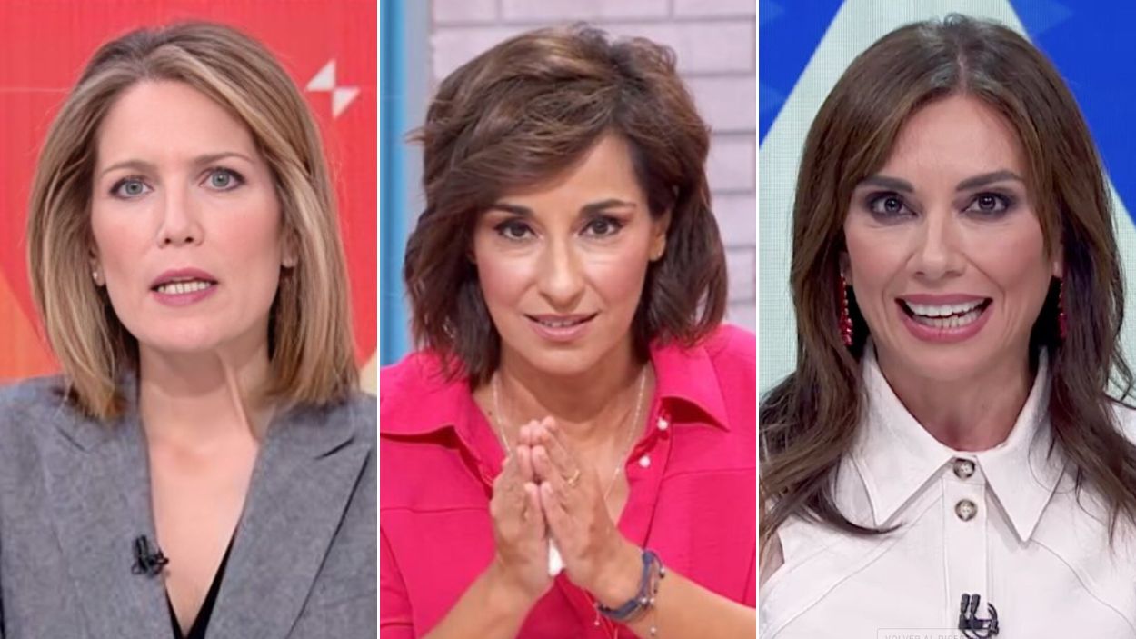 Silvia Intxaurrondo, Adela González, Marta Flich.
