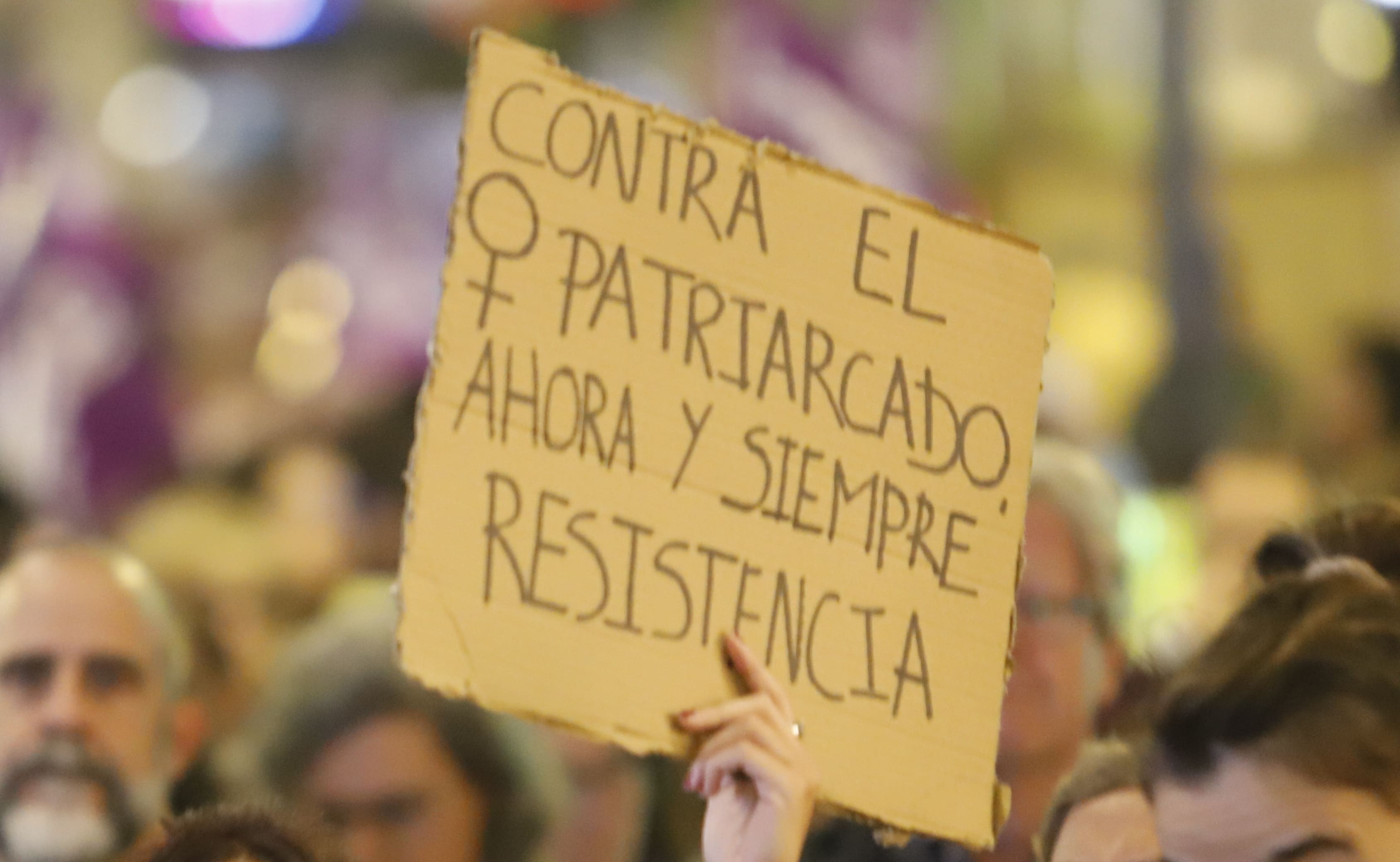 Imágenes de la manifestación con motivo del 25N en Málaga, a 25 de noviembre de 2024. EP.