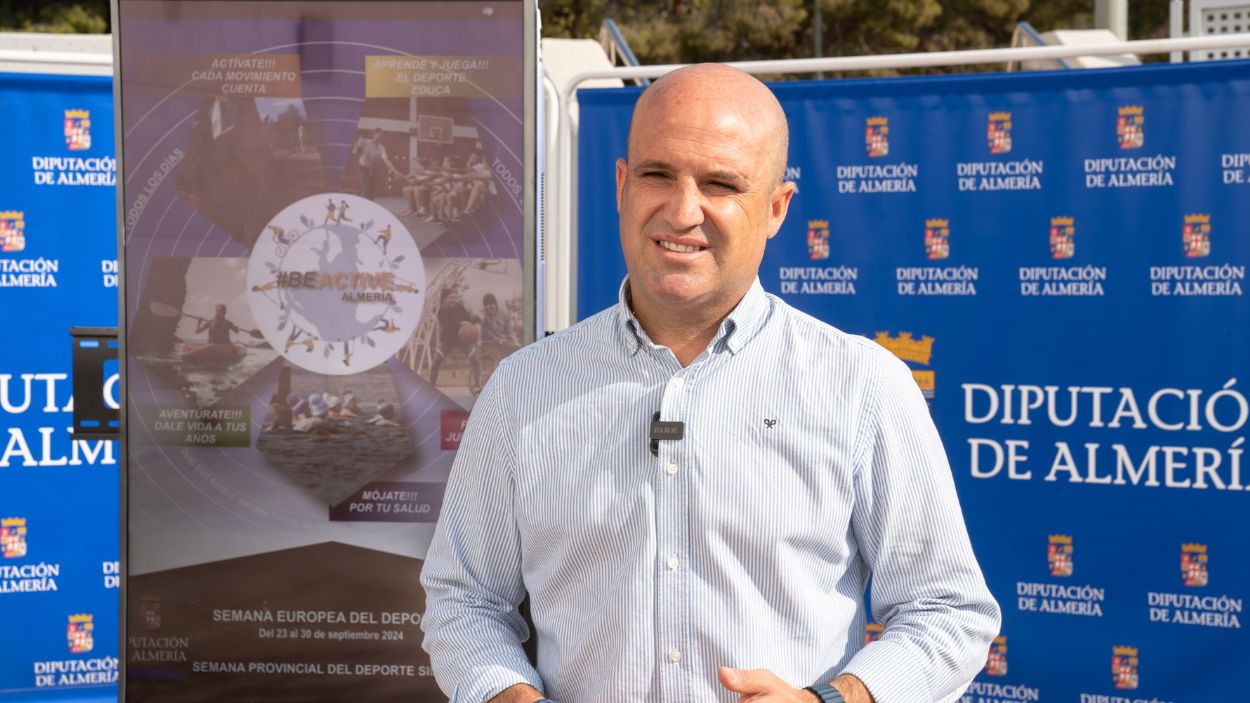 El vicepresidente y diputado provincial de Deportes, Vida Saludable y Juventud del PP de Almería, José Antonio García. EP.