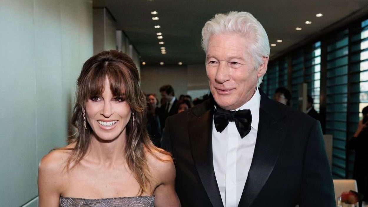 El actor estadounidense Richard Gere y su mujer Alejandra Silva. EP.