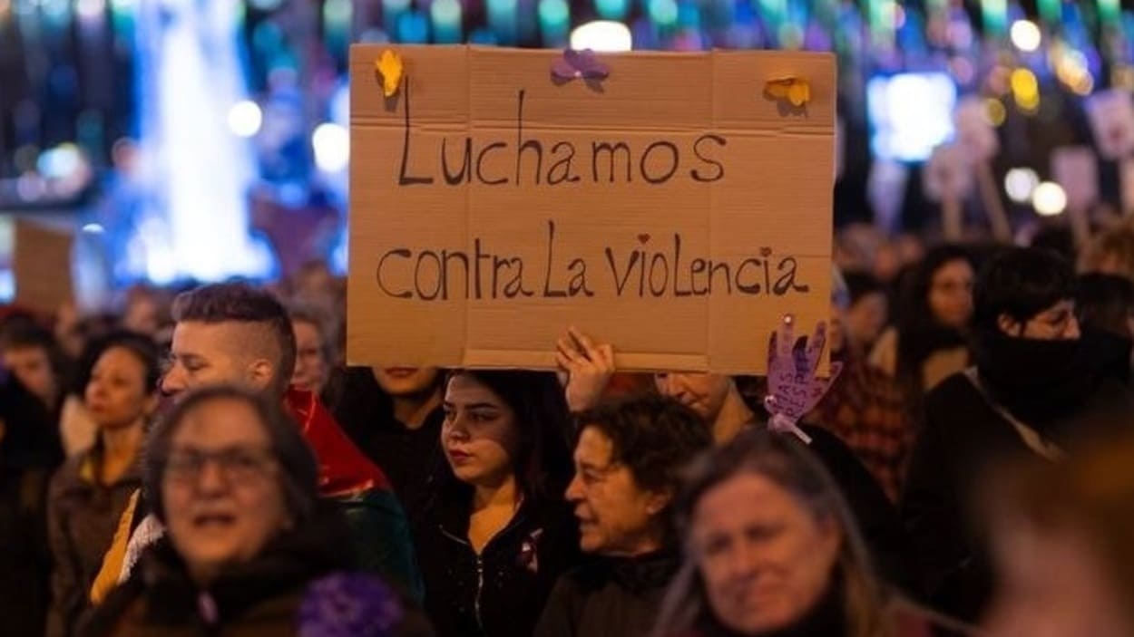 Manifestación en Barcelona por el 25N. EP.