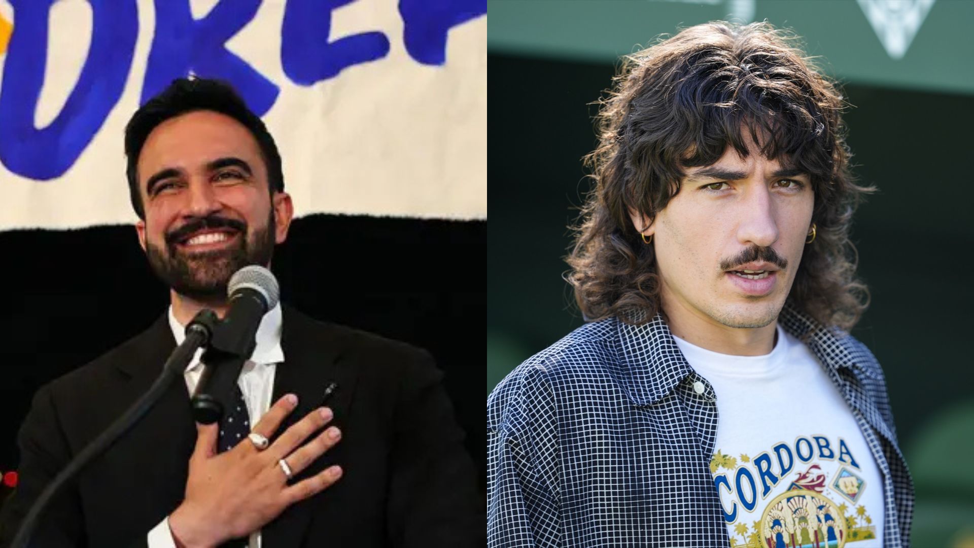 Zohran Mamdani y Héctor Bellerín| Montaje propio