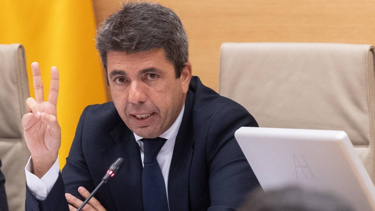 El presidente de la Generalitat valenciana en funciones, Carlos Mazón. EP.