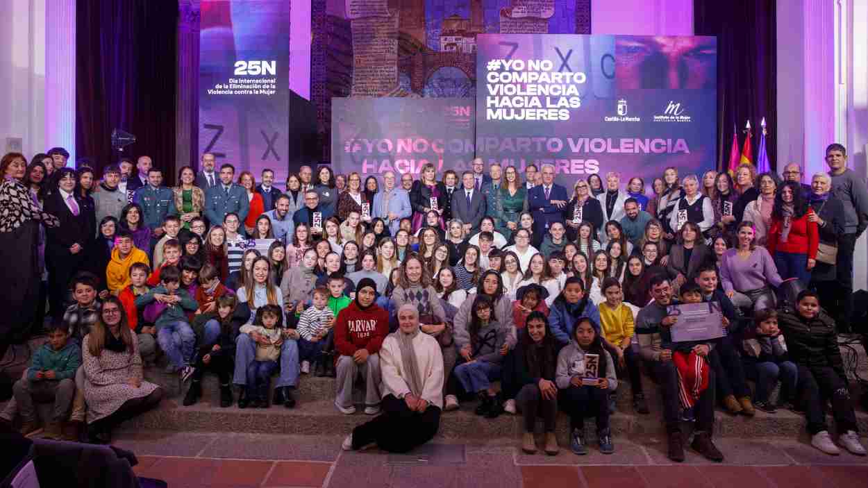 Acto institucional por el 25-N en Castilla-La Mancha, celebrado en Molina de Aragón (Guadalajara). JCCM.