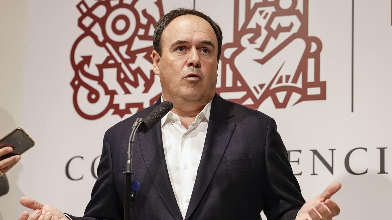 El síndic del grupo popular en las Corts Valencianes y secretario general del PP de la Comunitat Valenciana, Juanfran Pérez Llorca. EP.