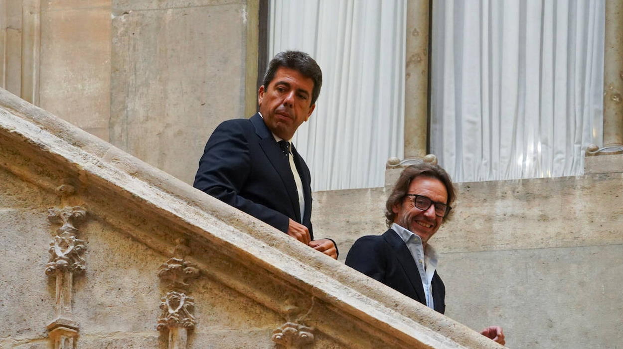 Carlos Mazón y José Manuel Cuenca, compañeros de piso y altos cargos de la Generalitat. EP.