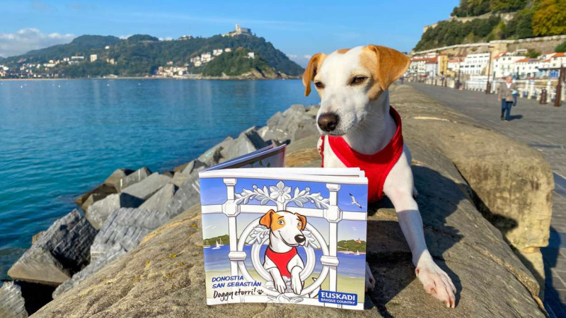 El perro Pipper en San Sebastián. Wikimedia. El perro Pipper en San Sebastián. Wikimedia.