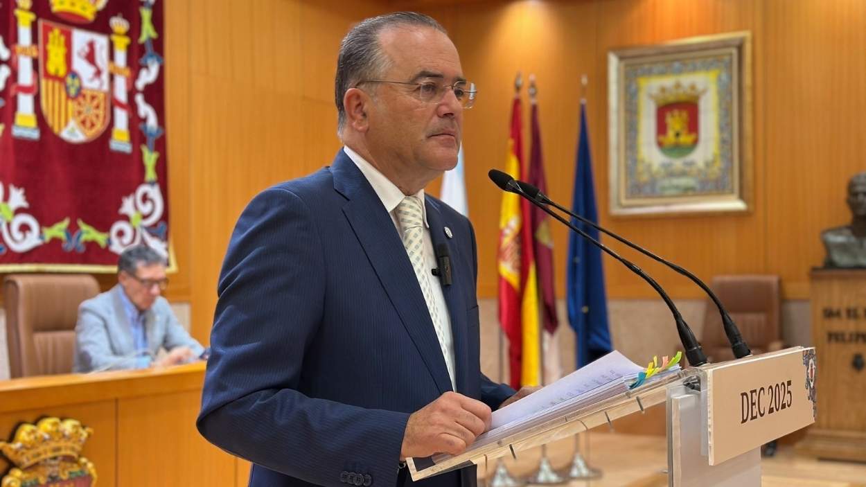 José Julián Gregorio, alcalde de Talavera de la Reina. EP.