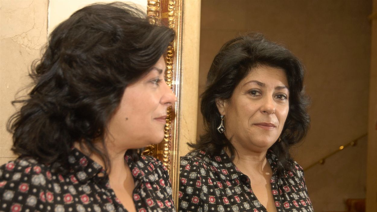 La escritora Almudena Grandes en una entrevista en 2007 por la presentación de su libro 'El corazón helado'. EP.