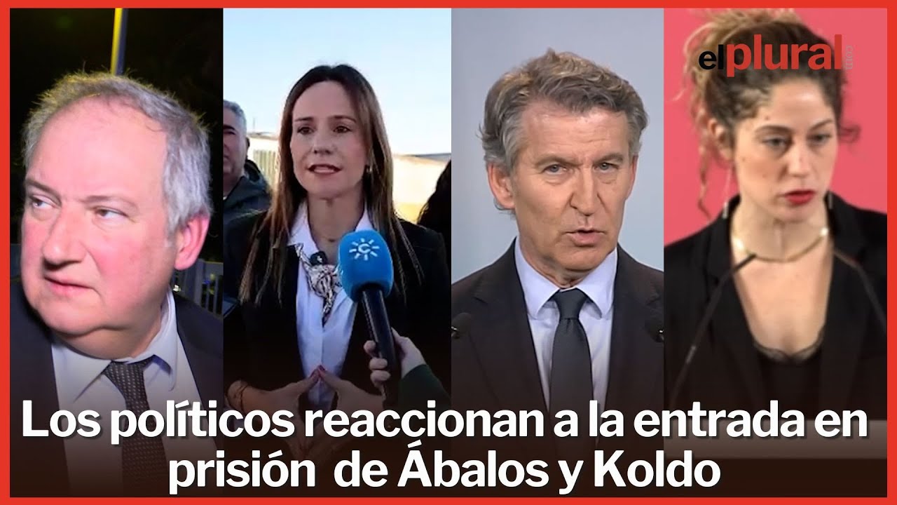 Los políticos reaccionan a la entrada en prisión provisional de Ábalos y Koldo