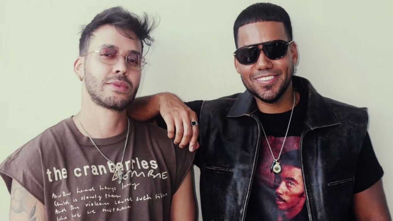 Prince Royce y Romeo Santos. @romeosantos.