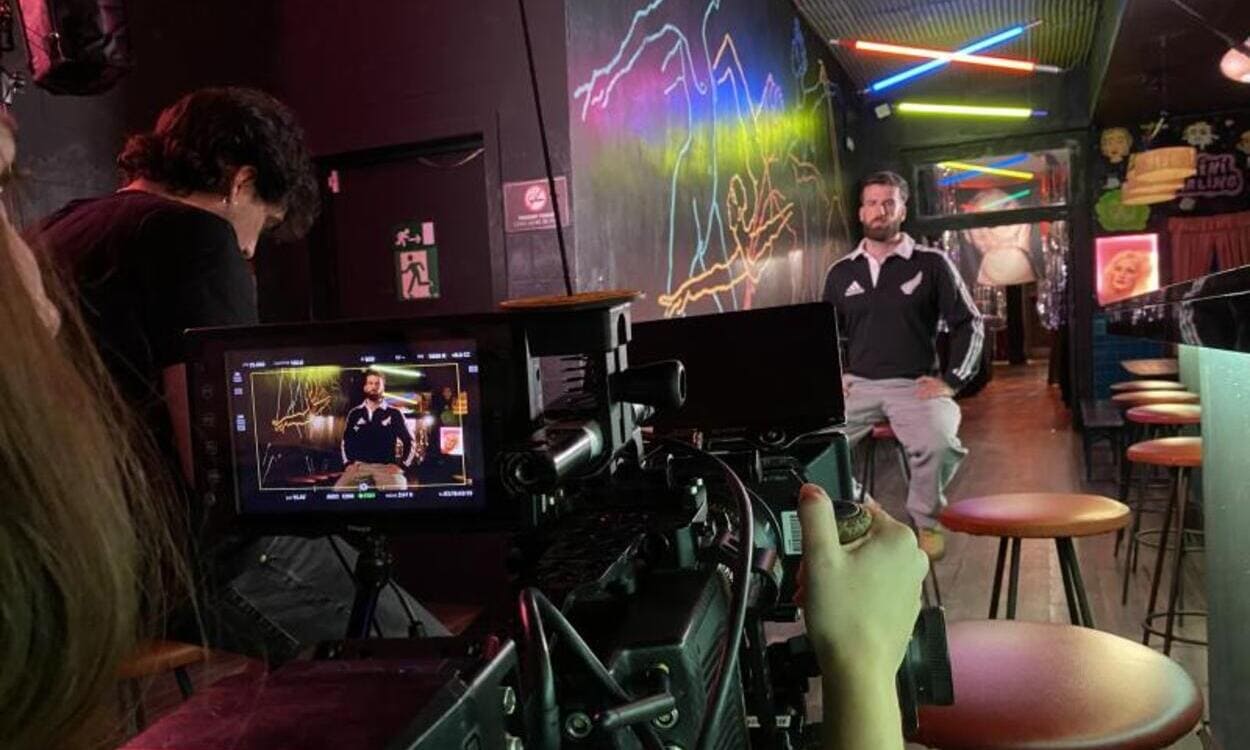 Una imagen del rodaje del documental 'RED'. © Fundación "la Caixa"