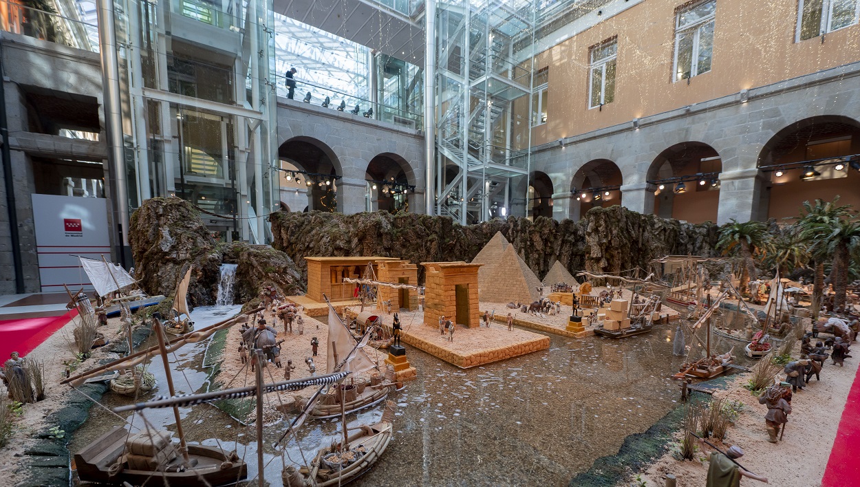 Belén de la Real Casa de Correos de Madrid. EP