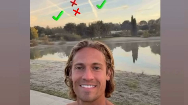 Captura de los stories conspiranoicos de Marcos Llorente y su amigo Carlos Stro. Instagram.