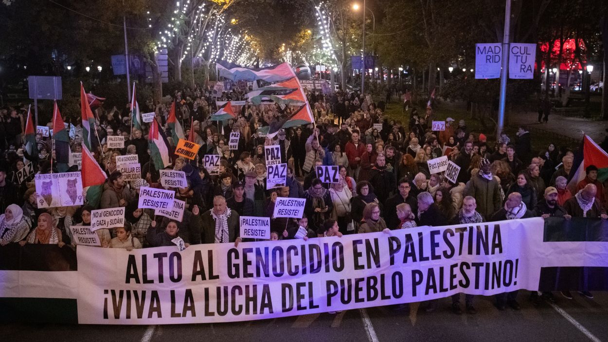 Miles de personas colapsan Madrid contra el genocidio en Gaza. EP. 