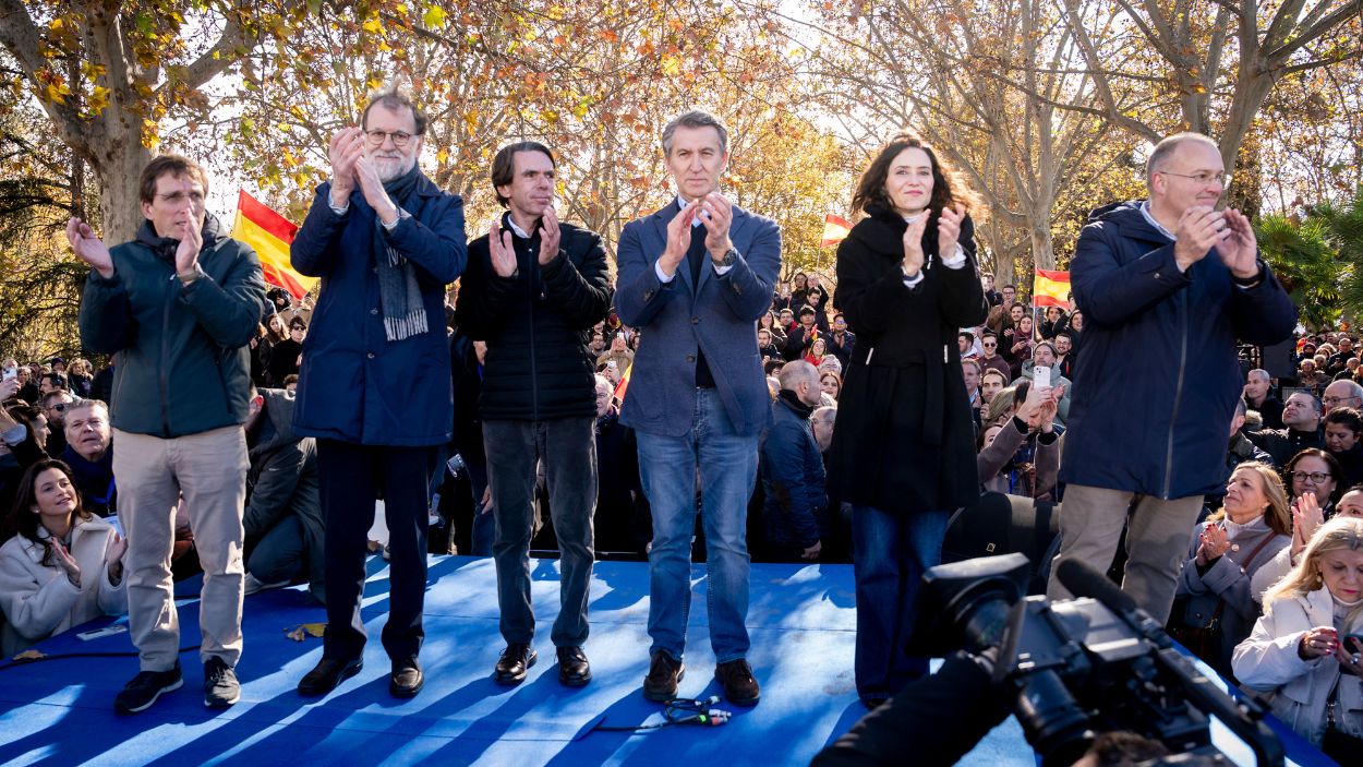 El PP asume el lenguaje de Vox y Hazte Oír en un aquelarre contra Sánchez con referencias a Milei. EP. 