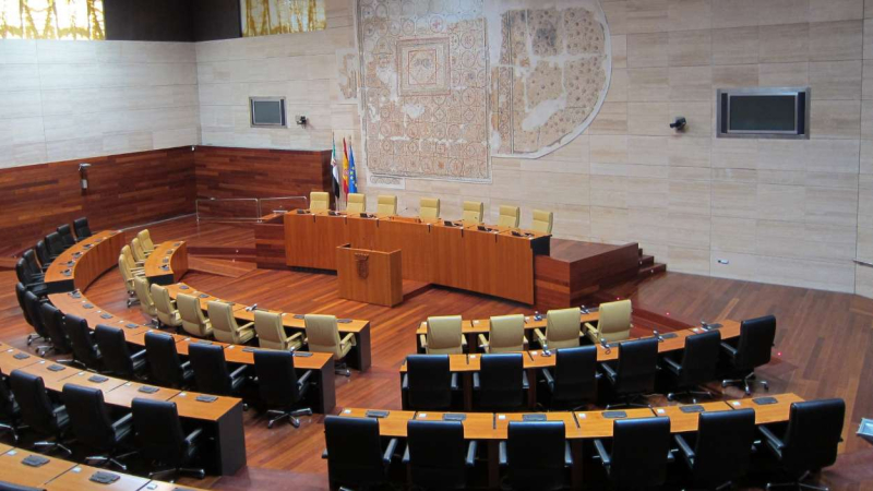 Hemiciclo de la Asamblea de Extremadura