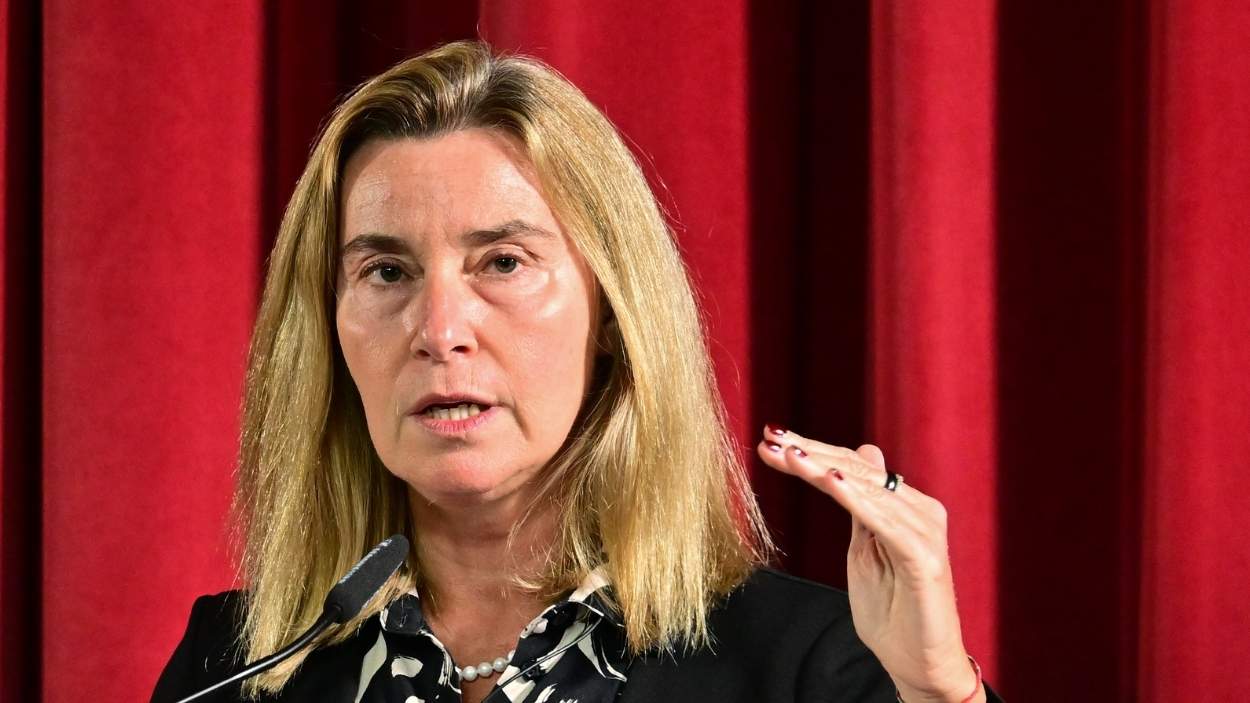 La exjefa de la diplomacia de la Unión Europea y actual rectora del Colegio de Europa en Brujas, Federica Mogherini. EP.