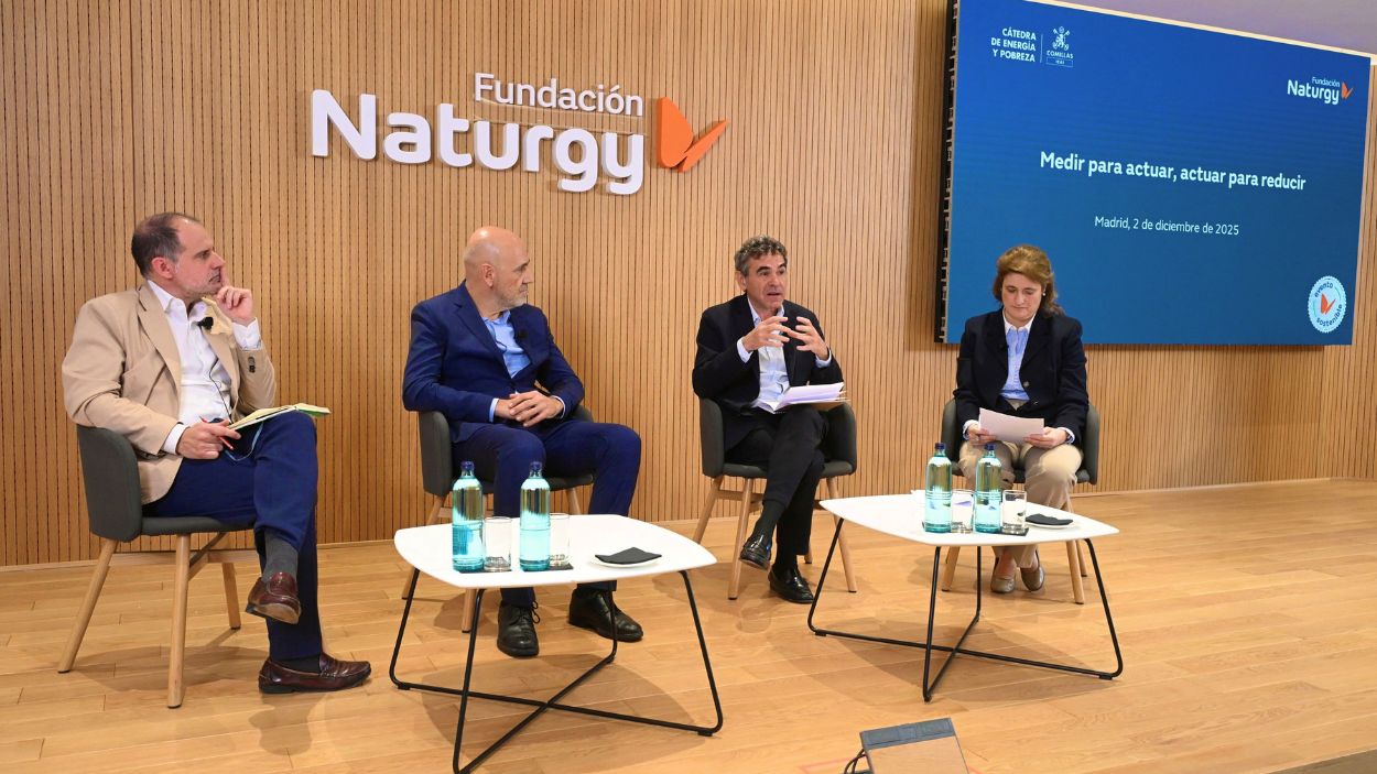 De izquierda a derecha, Jaume Cases, Efraim Centeno, Angel Fernández y Esther Sevilla