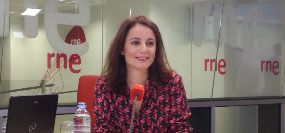Andrea Levy durante su entrevista en Radio Nacional de España / Foto RNE
