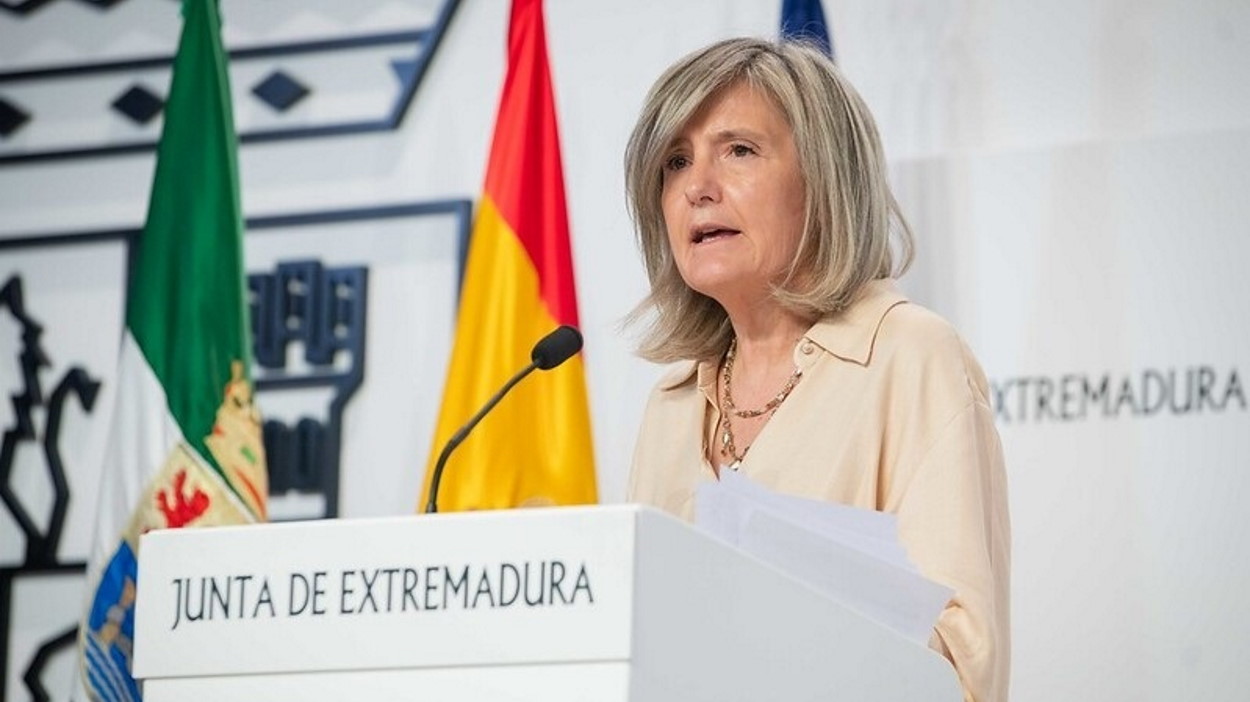 Victoria Bazaga, consejera de Extremadura, presume de asignar a dedo a su hermano el especial de Nochebuena de la televisión pública. EP.