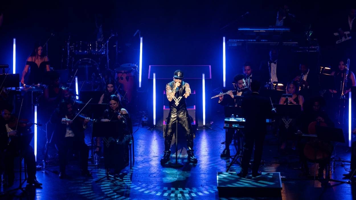Yandel en su gira 'Sinfónico'. 