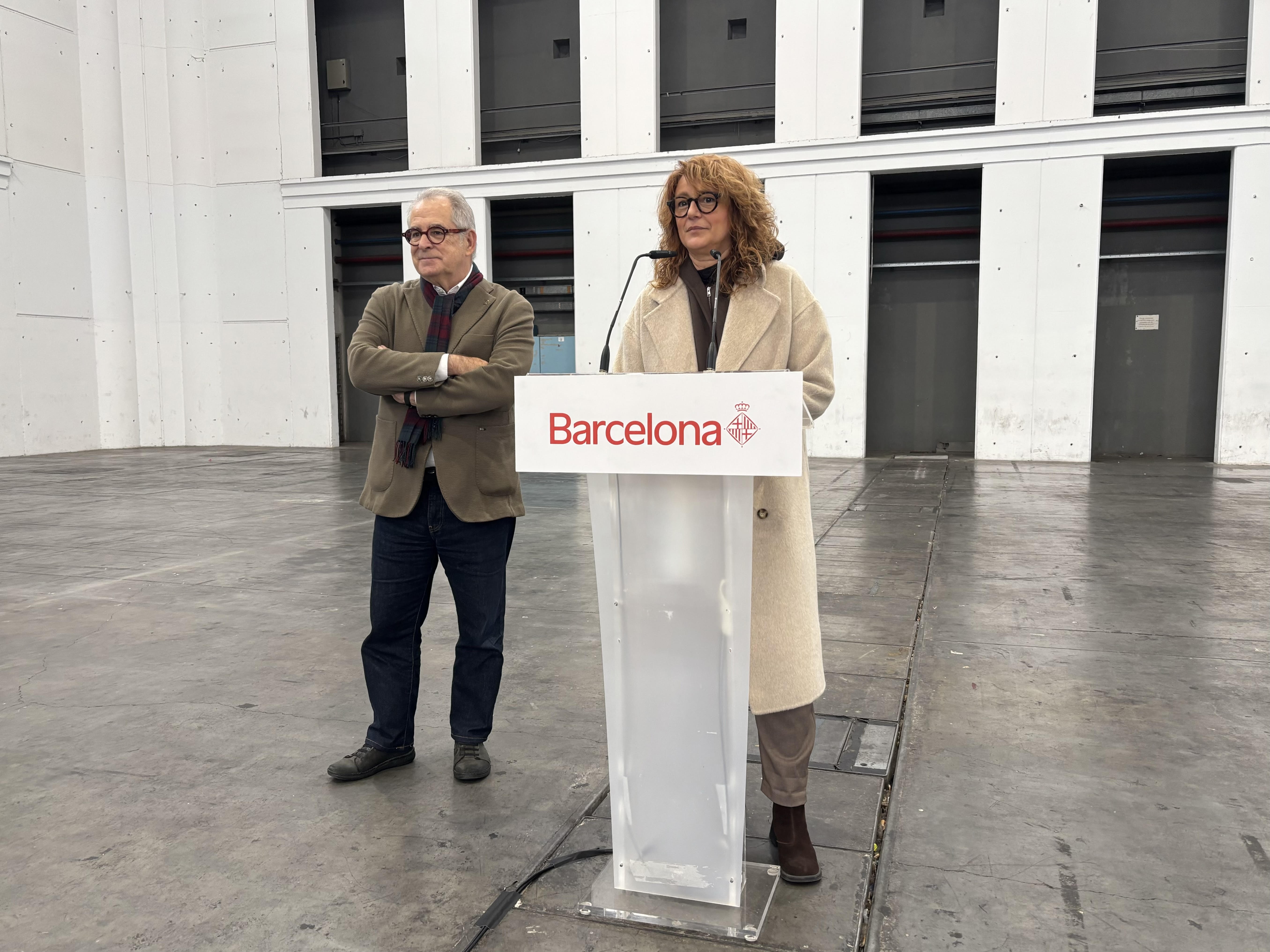 Valls y Bonet en el Pabellón 2 del recinto Montjuïc de Fira de Barcelona. EP