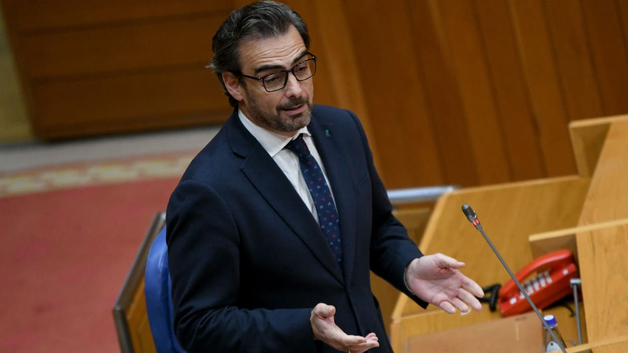 El conselleiro de Presidencia, Xustiza e Deportes, Diego Calvo. EP.