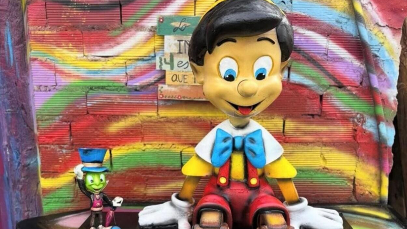 Nuevas figuras de cuento en Almanza (León). INSTAGRAM Nuevas figuras de cuento en Almanza (León). INSTAGRAM