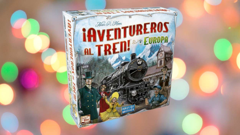 Aventureros al tren Europa, juego de mesa para Navidad