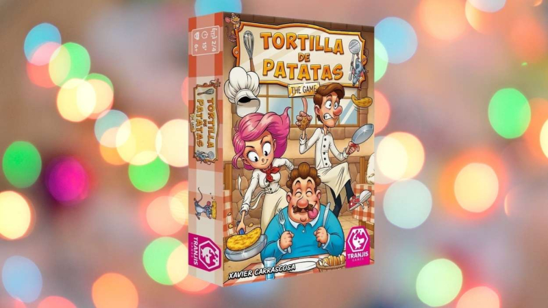 Tortilla de patatas, juego de mesa para Navidad