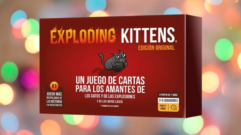 Exploding Kittens , juego de mesa para Navidad