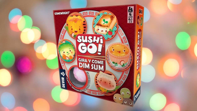 Sushi Go! Gira y Come Dim Sum, juego de mesa para Navidad