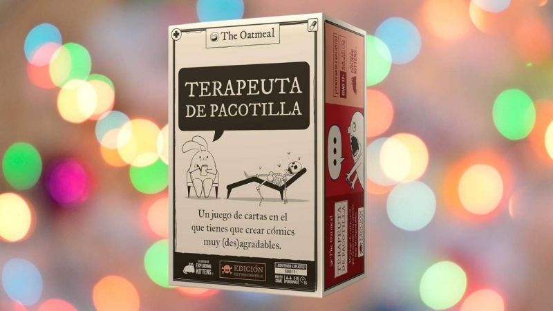 Terapeuta de Pacotilla, juego de mesa para Navidad