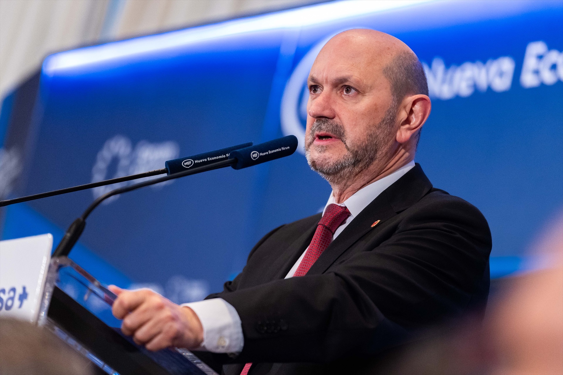 Rafael Louzán en rueda de prensa| EP