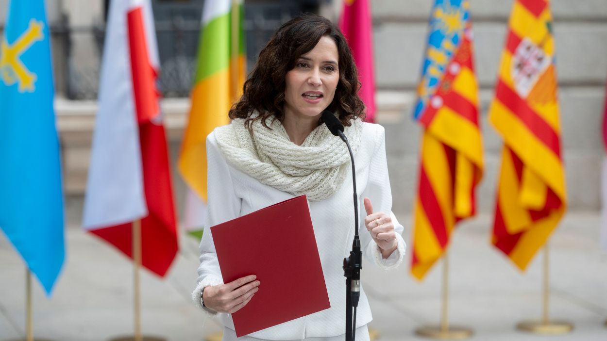 La presidenta de la Comunidad de Madrid, Isabel Díaz Ayuso. EP.