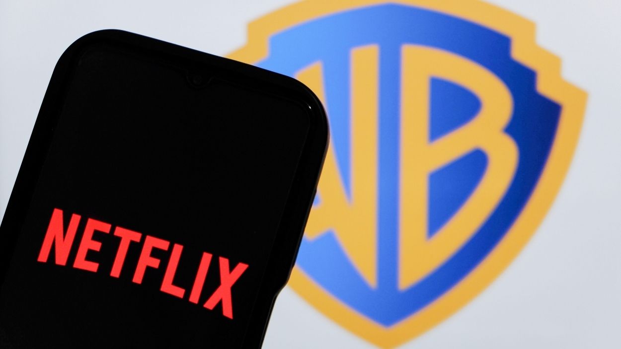 Imagen de recurso con los logos de Netflix y Warner Bros. EP.