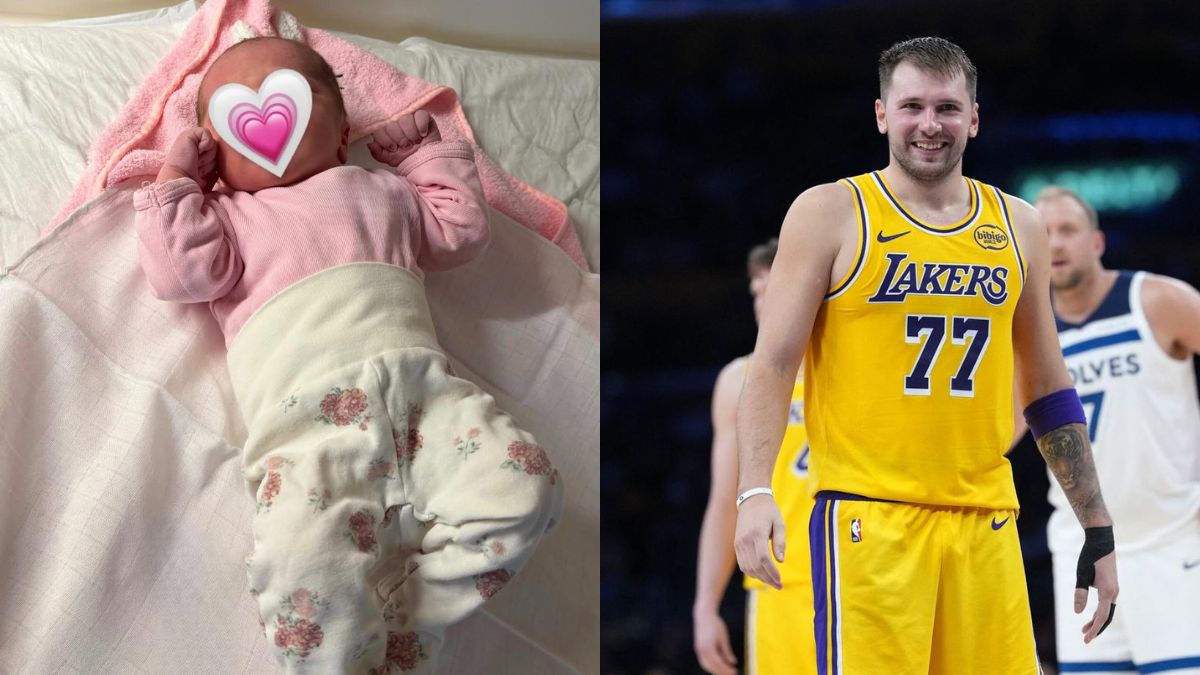 Dončić  y su hija Olivia| Fuente: @lukadoncic