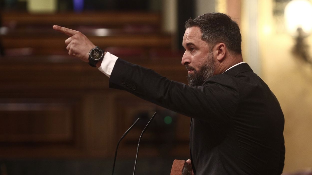 El líder de Vox, Santiago Abascal. EP/Archivo.